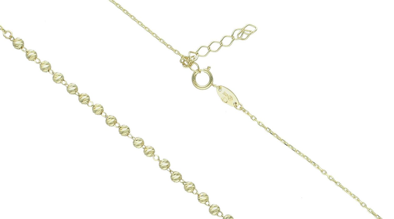 Złoty naszyjnik damski 375 celebrytka z kuleczkami NA 3431 375 (3).jpg